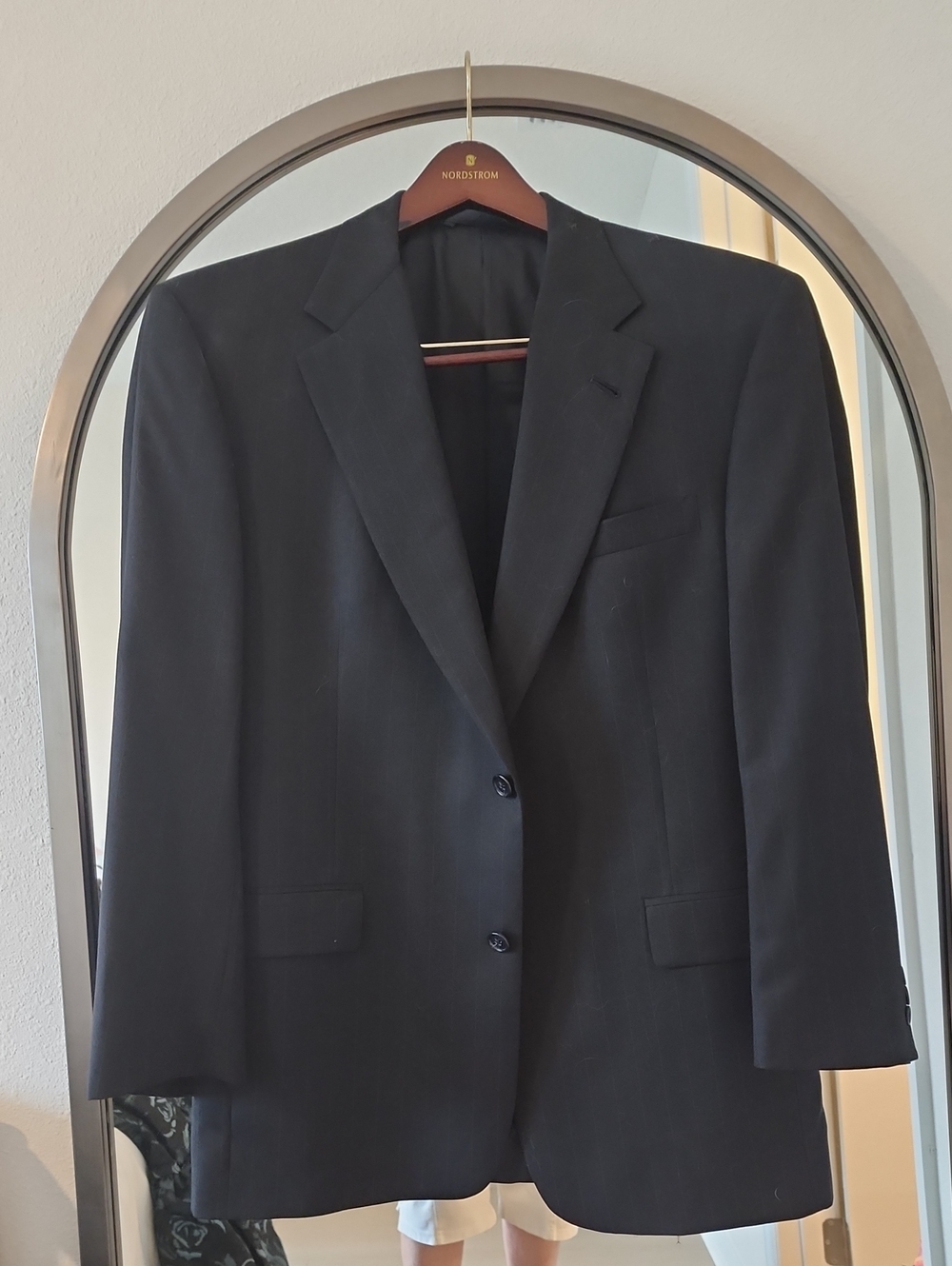 Burberry Men’s Black Pin-stripe Suit